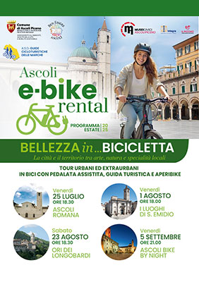 Ascoli e-bike rental - Programma estate 2025