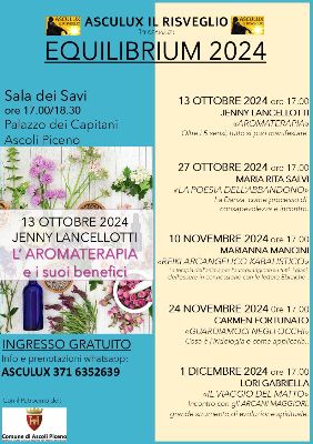 Equilibrium 2024 - Jenny Lancellotti: L'aromaterapia e i suoi benefici