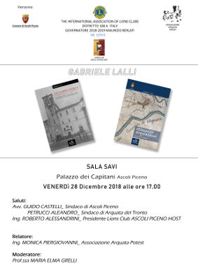 Presentazione dei libri di Gabriele Lalli