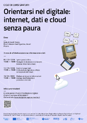 Orientarsi nel digitale: internet, dati e cloud senza paura - 19 marzo 2026