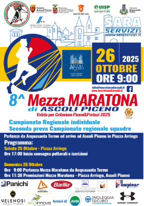 8^Mezza maratona di Ascoli Piceno