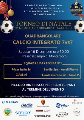 "Torneo di Natale" - 2° Memorial Corradetti Gabrielli