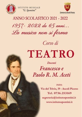 Corso di Teatro Istituto Musicale "G. Spontini"