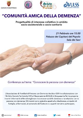 "Comunità amica della demenza"
