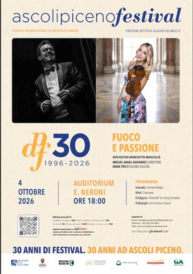 Ascoli Piceno Festival - Trenta - Edizione 2026 - 4 ottobre