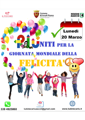 Riùniti per la Giornata mondiale della felicità