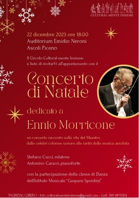 "Concerto di Natale" - Dedicato a Ennio Morricone