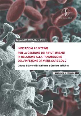 Indicazioni ad interim per la gestione dei rifiuti urbani in relazione alla trasmissione dell'infezione da virus SARS-COV-2