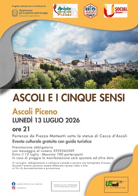 Ascoli e i cinque sensi