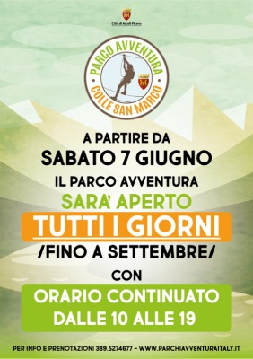 Parco avventura a Colle San Marco
