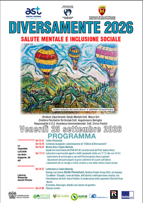 Diversamente 2026 - Salute mentale e inclusione sociale 