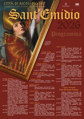 Programma civile della festività di Sant'Emidio 2026 