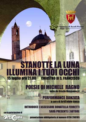 Stanotte la luna illumina i tuoi occhi 