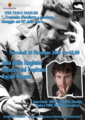 Pier Paolo Pasolini - Omaggio nel 50° anniversario della morte