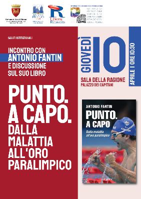 Incontro con Antonio Fantin e discussione sul suo libro "Punto. A capo. Dalla malattia all'oro olimpico"