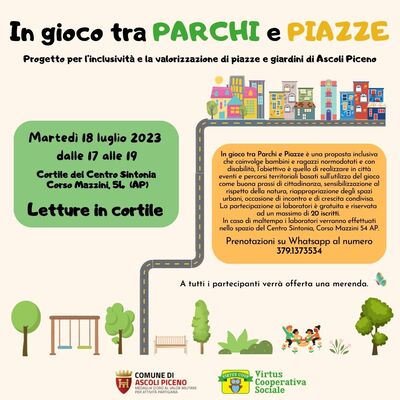 In gioco tra parchi e piazze - Letture in cortile