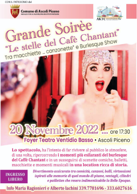 Grande Soirèe - "Le stelle del Cafè Chantant"