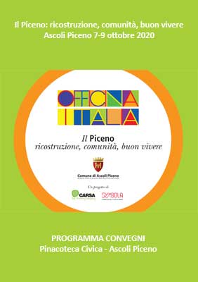 Officina Italia - Il Piceno: ricostruzione, comunità, buon vivere