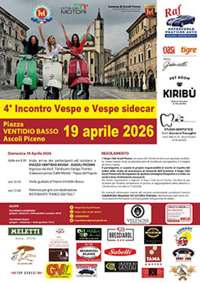 4° incontro Vespe e Vespe sidecar