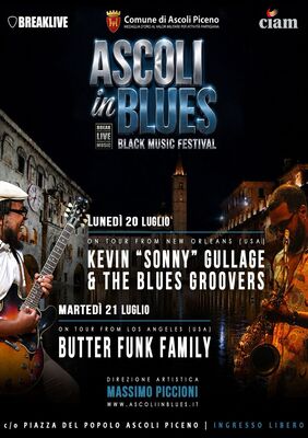 Ascoli in blues - Kevin "Sonny" Gullage & the Blues Groovers