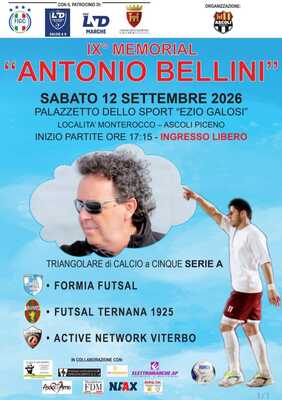 IX° Memorial Antonio Bellini