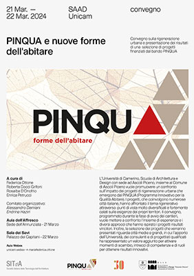 Convegno: PINQUA e nuove forme dell'abitare