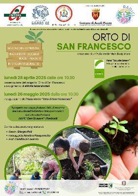 Inaugurazione dell'Aula verde "Orto di San Francesco"