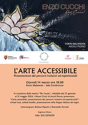 L'arte accessibile - Presentazione dei corsi inclusivi ed esperenziali