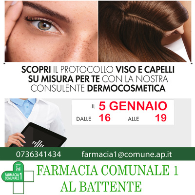 Giornata consulenza dermocosmetica - 9 novembre 