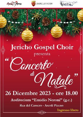 Jericho Gospel Choir - Concerto di Natale all'auditorium Neroni