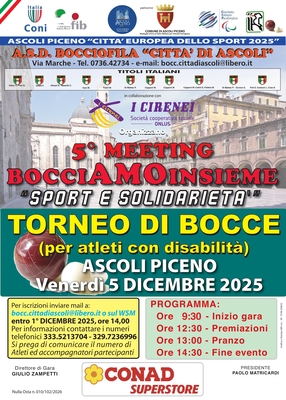 5° Meeting "Bocciamo insieme"