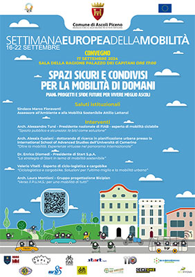Spazi sicuri e condivisi per la mobilità di domani - Settimana europea della mobilità 16-22 settembre 2024