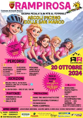 Rampirosa - 13^ pedalata in MTB al femminile