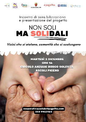 Non soli ma solidali
