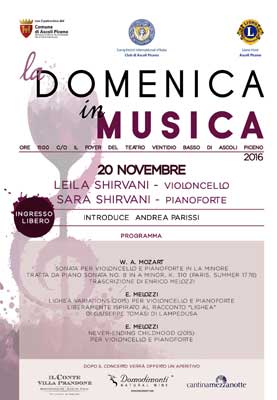 La Domenica in Musica - 20 novembre 2016