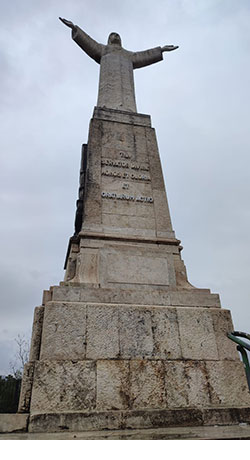 Lavori di messa in sicurezza dell'area circostante il monumento "Cristo Redentore" in località Collina Sacro Cuore - Immagini - Foto 1