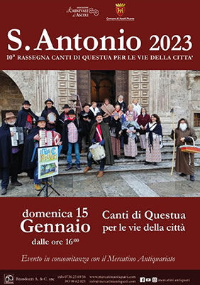 S.Antonio 2023 - 10° rassegna di Canti di Questua per le vie della città