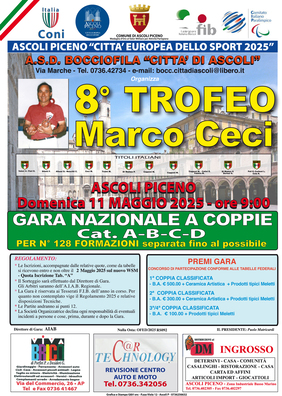 8° Trofeo Marco Ceci