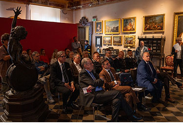 L'Arte del Vino all'Arengo: una fase della conferenza 