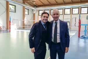  Inaugurata la nuova pista di atletica leggera alla presenza del Ministro dello Sport Andrea Abodi