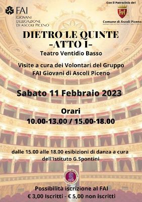 Dietro le quinte - Atto I
