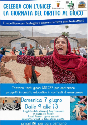 Giornata del diritto al gioco Unicef
