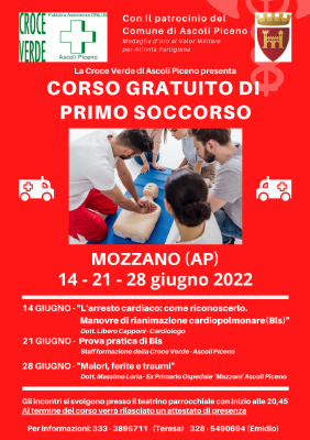 Corso gratuito di primo soccorso