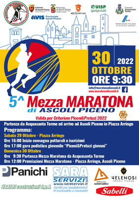 5° Mezza maratona di Ascoli Piceno