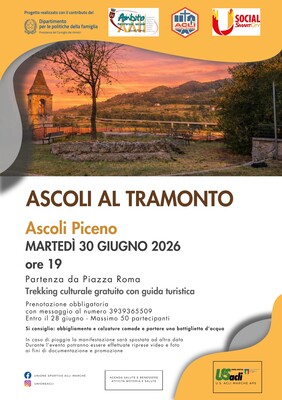 Ascoli al tramonto 