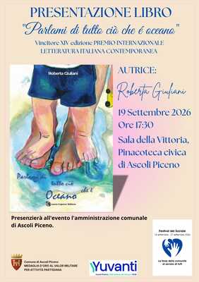 Presentazione del libro - "Parlami di tutto ciò che è oceano"