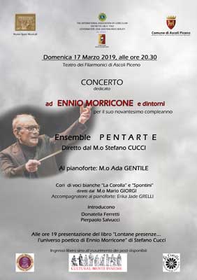 Concerto dedicato ad Ennio Morricone e dintorni