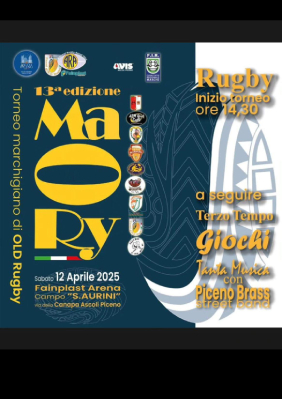 Torneo Marchigiano di Old Rugby - 13ª edizione MAORY