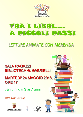 Tra i libri.... a piccoli passi - Letture animate con merenda