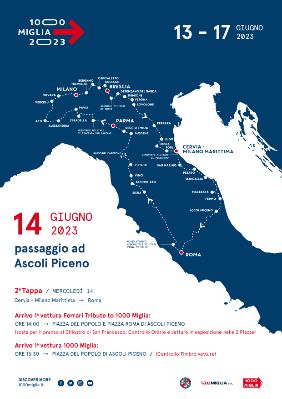 1000 Miglia - Passaggio ad Ascoli Piceno